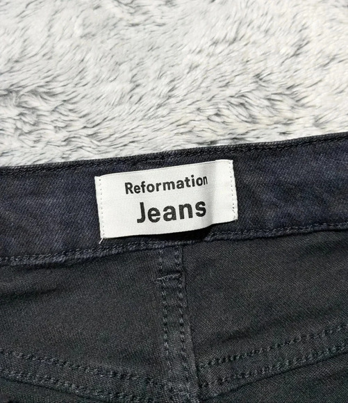 Reformation Black Skinny Jeans Size 25 - Picture 2 of 9